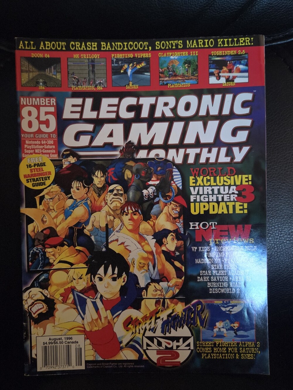 Vintage Electronic Gaming Issue #85 Published in August 1996